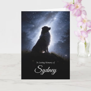 Australische Herder Aussie Sympathie Herdenking Kaart
