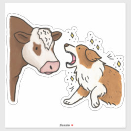 Australische Herder Auto Sticker