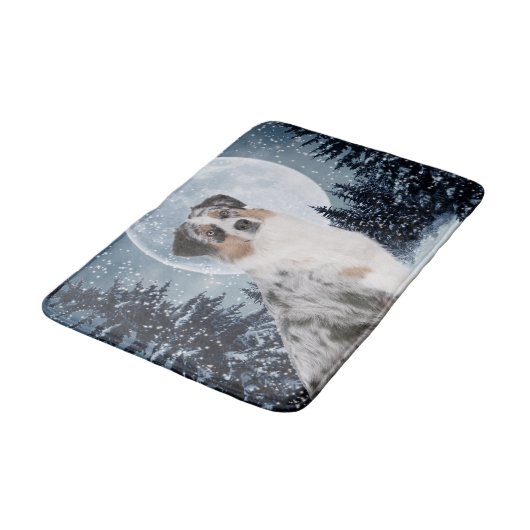 Australische herder badmat (Gekanteld)