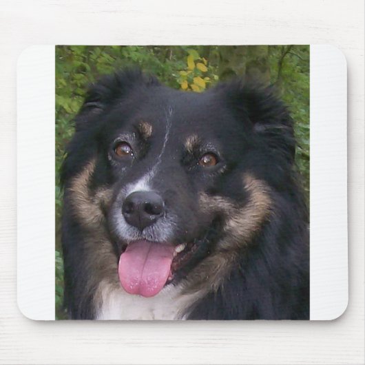 Australische herder black tri muismat (Voorkant)