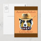 Australische Herder Briefkaart (Voorkant / Achterkant)
