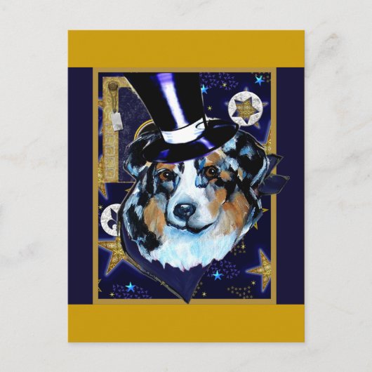 AUSTRALISCHE HERDER BRIEFKAART (Voorkant)