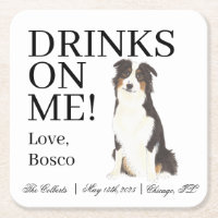 Australische herder bruiloft