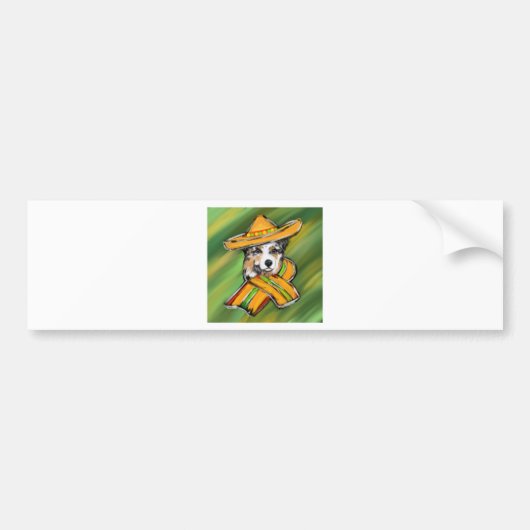Australische Herder Bumpersticker (Voorkant)