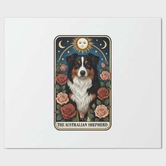 Australische Herder Cadeaupapier (Vlak)