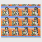 AUSTRALISCHE HERDER CADEAUPAPIER (Vlak)