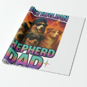 Australische herder cadeaupapier (Uitgerold)