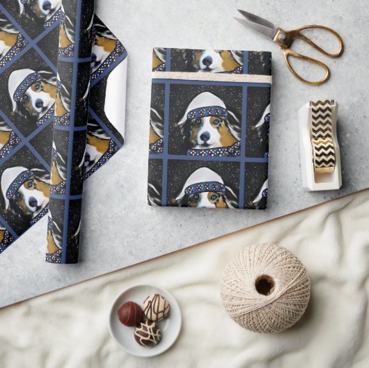 Australische Herder Cadeaupapier (Crafts)