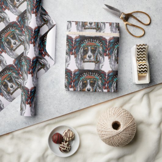 Australische Herder Cadeaupapier (Crafts)