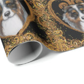 Australische Herder   Cadeaupapier (Rol Hoek)
