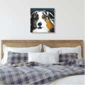AUSTRALISCHE HERDER CANVAS AFDRUK (Insitu (Slaapkamer))