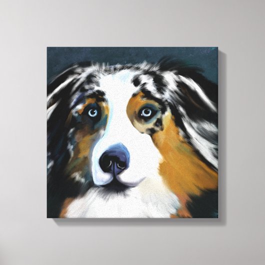 AUSTRALISCHE HERDER CANVAS AFDRUK (Voorkant)