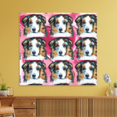 Australische Herder Canvas Afdruk (Insitu (Woonkamer))