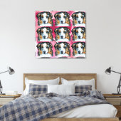 Australische Herder Canvas Afdruk (Insitu (Slaapkamer))
