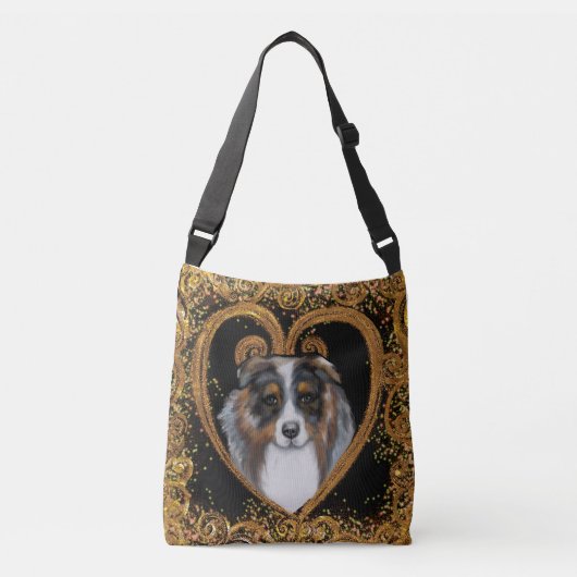 Australische Herder Crossbody Tas (Voorkant)