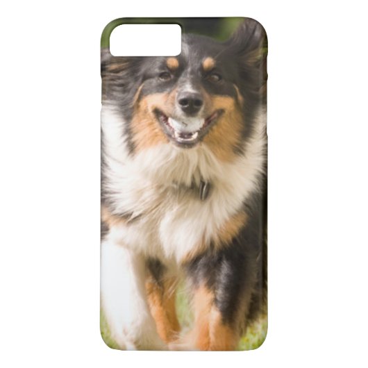 Australische herder die met bal speelt Case-Mate iPhone case (Achterkant)