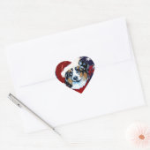 AUSTRALISCHE HERDER HART STICKER (Envelop)