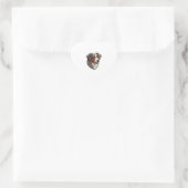 Australische herder Hond 1 Hart Sticker (Tas)