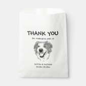 Australische herder hond gepersonaliseerd dank u bedankzakje (Voorkant)