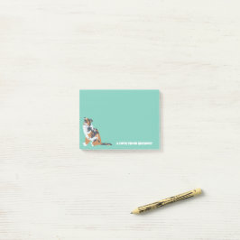 Australische herder hond gepersonaliseerd post-it® notes