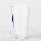 Australische herder hond kleurrijk glas (Links)