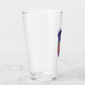 Australische herder hond kleurrijk glas (Rechts)