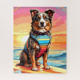 Australische Herder hond Legpuzzel