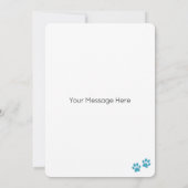 Australische herder hond personaliseren Happy Birt Kaart (Achterkant)