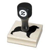 Australische Herder Hond Silhouet Rubber Stamp Rubberstempel (Stempel)