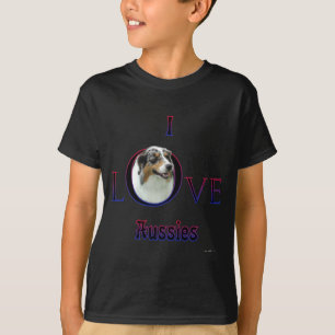 Australische Herder Ik Liefde T-shirt