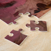 Australische herder in herfst laat Herfst inspirer Legpuzzel (Zijkant)