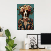 Australische Herder In Pak Poster, Australisch Poster (Thuiskantoor)