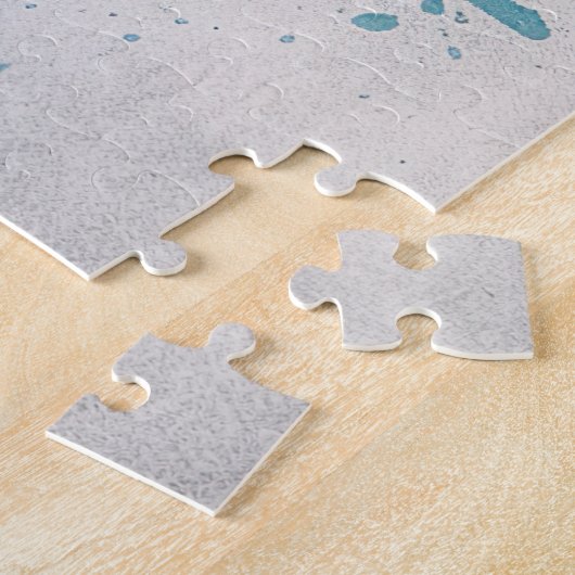 Australische herder inkt schilderij 1014 stuk puzz legpuzzel (Zijkant)