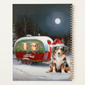 Australische Herder Karavaan Kerst Avontuur Planner (Achterkant)