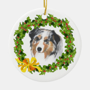 Australische Herder Keramisch Ornament