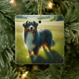Australische Herder Keramisch Ornament