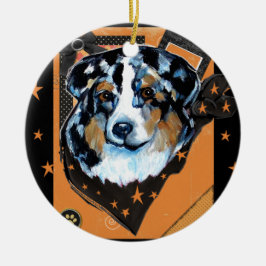 AUSTRALISCHE HERDER KERAMISCH ORNAMENT