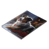 Australische Herder Kerst Feestelijke Periode Notitieboek (Linkerzijde)