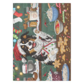 Australische Herder Kerstbakvakantie Tafelkleed (Voorkant)