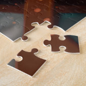 Australische Herder Kerstfeest Legpuzzel (Zijkant)