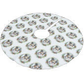 Australische Herder Kerstkrans Feestelijke Pup Kerstboom Rok (Gekanteld)