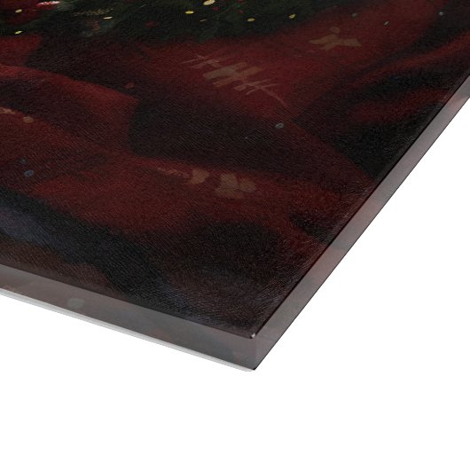 Australische herder Kerstmis Feestelijk Seizoen Snijplank (Hoek)