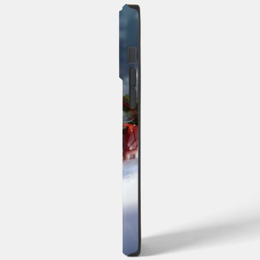 Australische Herder Kerstmis sneeuw winter Case-Mate iPhone Case (Achterkant / Links)