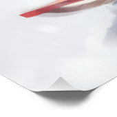 Australische Herder Kerstmis sneeuw winter Perfect Poster (Hoek)