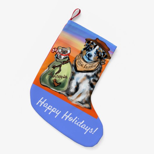 AUSTRALISCHE HERDER KLEINE KERSTSOK (Voorkant (Hangend))