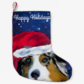 Australische Herder  Kleine Kerstsok (Voorkant)