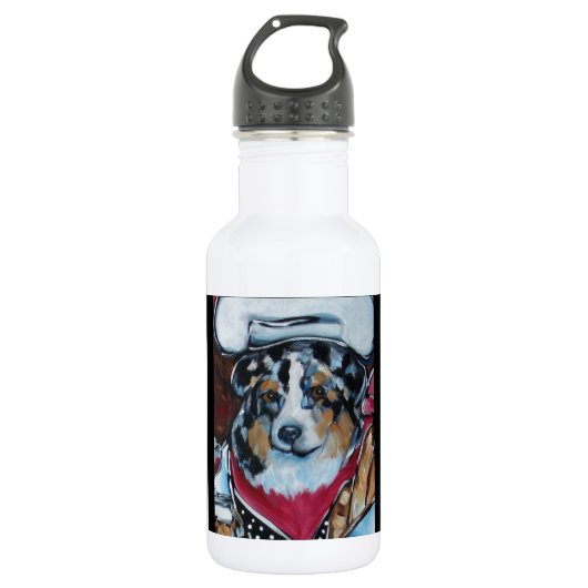 AUSTRALISCHE HERDER KOK WATERFLES  (Voorkant)