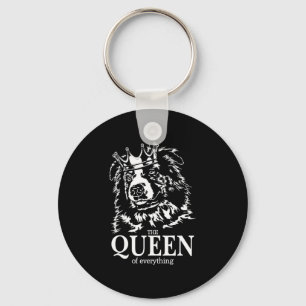 Australische herder koningin alles hond moeder sleutelhanger