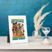 Australische Herder Kopie Fotoplaat (Zijkant)
