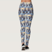 Australische Herder Laat het Sneeuwen Kerstmis Leggings (Achterkant)